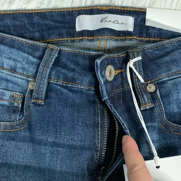 KANCAN jeans Mid Rise Ankel Destoyed Skinny Jeans, 5/26. New with tag - Picture 13 of 16